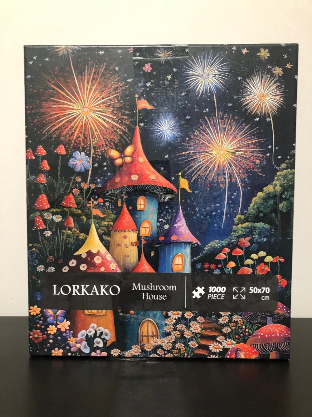 LORKAKO Mushroom House Jigsaw puzzle 1000 pcs size 50x70cm (J499)
